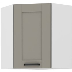 60 x 60 GN-72 1F (45°) - LUNA CLAY GREY / BIAŁY