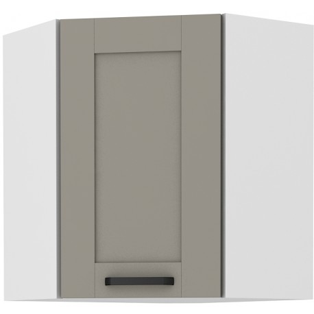 60 x 60 GN-72 1F (45°) - LUNA CLAY GREY / BIAŁY