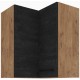 60 x 60 GN-72 2F (90°) - VIGO DARK WOOD